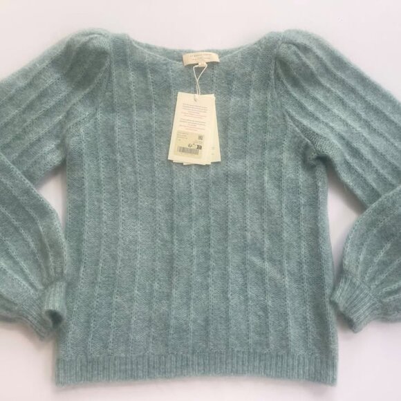 Sezane Aretha Jumper / Sweater - Frosted Blue - NWT - Picture 2 of 4